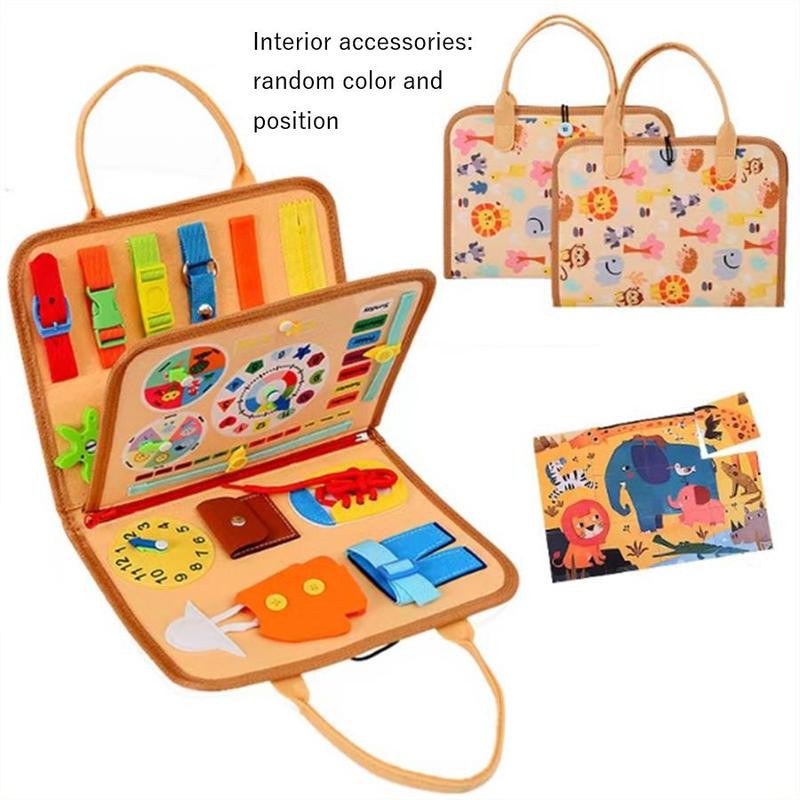Dinosaur World Felt Handbag Book, 1 Set Early Development Activity