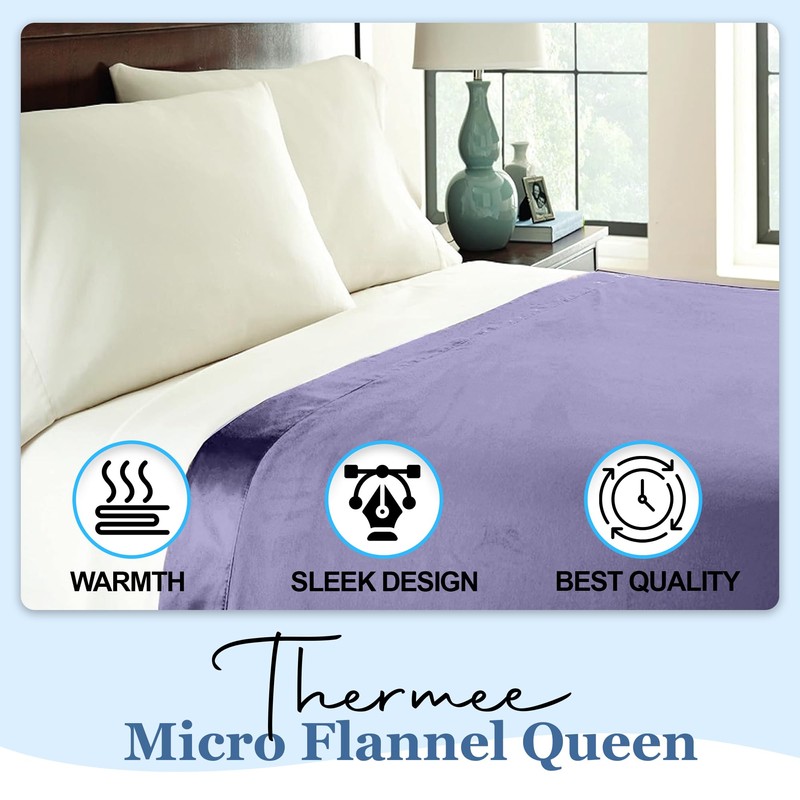Shavel Home Products Micro Flannel King-Size All Seasons Lightweight Sheet