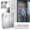 CSL - LED Solar House Number Light Stainless Steel -