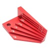 Ieron Angle Finder Tool Red Aluminium Bevel Gauge Protractor For