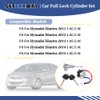 Getfarway Car Full Lock Cylinder Set 81970-3XA00 81910-3XA00 Compatible with