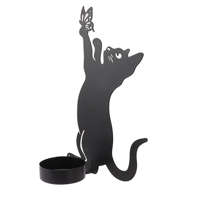 Home Decor Candlestick Durable Cat Candle Holder Decorative Candlestick Holder
