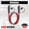 3FT 16AWG SAE Extension Cable, 16 AWG SAE to SAE