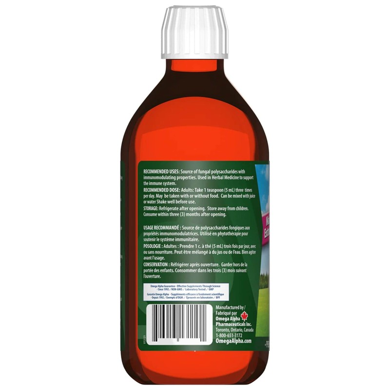 Omega Alpha Maitake Mushroom Liquid Extract 1000mg, Supports Immune, 250ml,