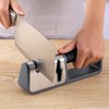 AINMEGE Knife Sharpeners, 2 Stage Best Knife Sharpener, 3-in-1 Quality