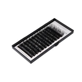 Alluring 100% Real Siberian Mink Eyelash Extensions Natural Look & Soft Feel, Individual Lash Trays for Professional Salon Use (C Curl, Classic, Hybrid Sets) (B curl, Mixed Size (9, 11, 13, 15mm))