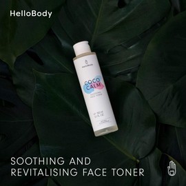 HelloBody Cocos Calm Soothing Face Toner (150ml) - Facial Cleansing with Aloe Vera and Coconut Extract - Revitalising Facial Toner