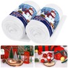 Yonsya Artificial Snow Blanket Roll, Thick Xmas Fluffy Snow Cover,
