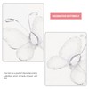 Beaupretty - Juego de 50 mariposas para manualidades (malla transparente,