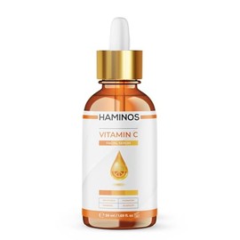 Vitamin C Serum für das Gesicht – Reines Gesichtsserum mit 20 % Vitamin C, Hyaluronsäure, Vitamin B für Anti-Aging-Serum für Gesicht, Hals und Augenkontur