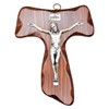 Wooden Crucifix Rope - Wall Mounted - Christ of Silver