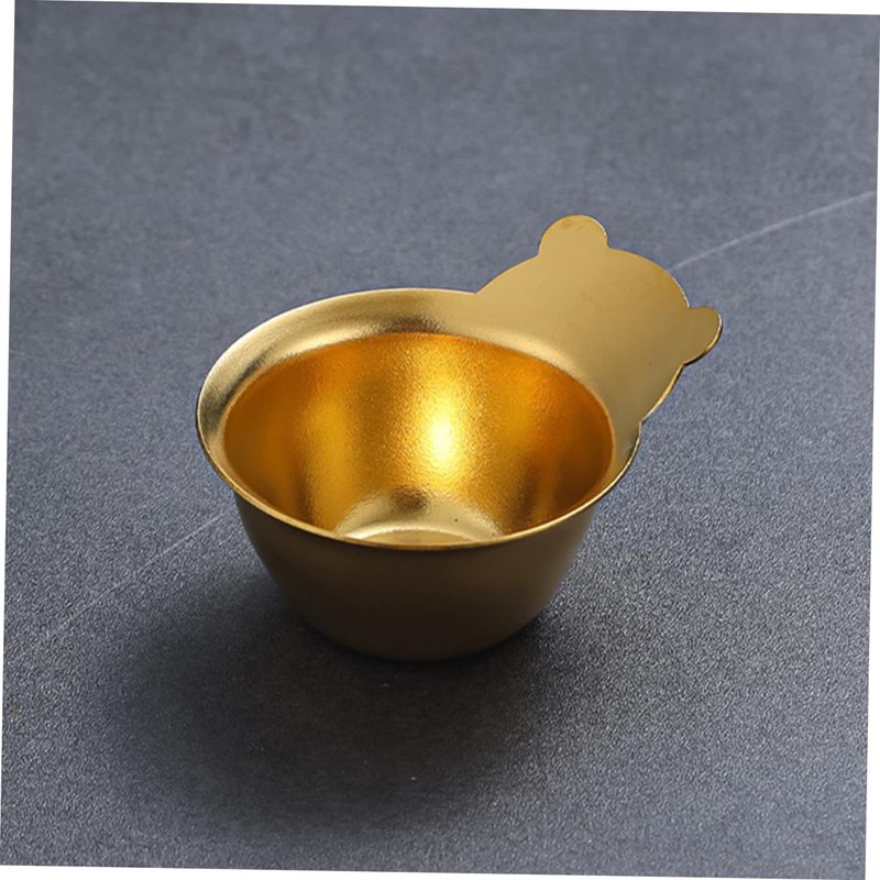 MAGICLULU 2pcs Salad Dressing Container Small Sauce Tray Bear Shape