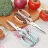 Vutyvve Kitchen Scissors, Stainless Steel Blades, Soft Grip, Multifunctional Kitchen