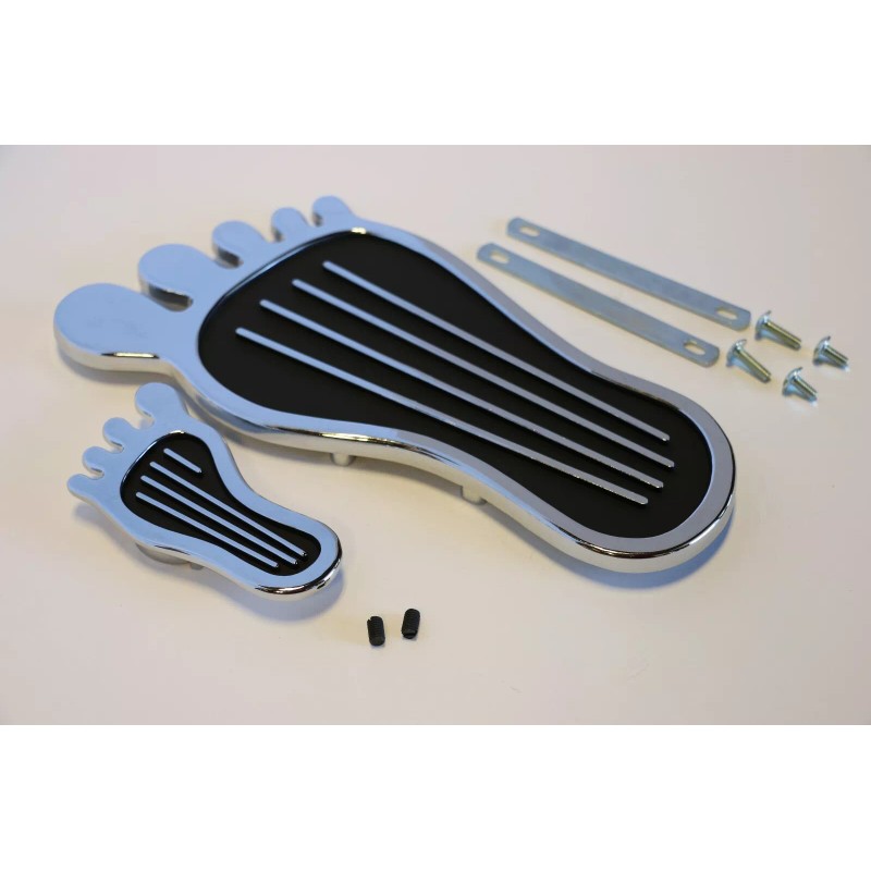 Hot Rod Parts Supply Barefoot Chrome Gas Pedal Cover &