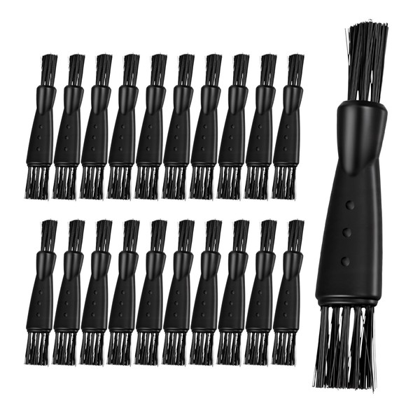 ValueBargain Electric Shaver Cleaning Brush Set, 20Pcs Small Tiny Black