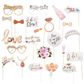 23pcs Photo Props Wedding Party Photo Props Decoration Accessories