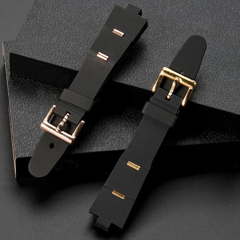 [Sibehill] 時計ベルト ブルガリ 交換用時計バンド 22mm*8mm シリコン ラバーベルト