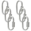 Qjaiune 6Pcs Quick Links 5/32 Inch 304 Stainless Steel D