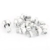 MACHSWON Car Aluminum License Plate Frame Bolt Screw Cover Cap