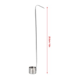 Stainless Steel Wine Dipper with Long Handle and Hanging Hook - Measure Spoon Ladle (25ml, 50ml, 125ml, 250ml, 500ml)