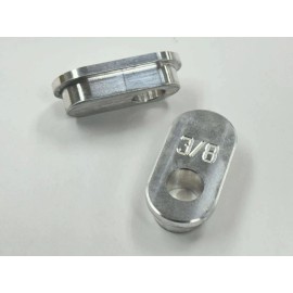 Unbranded Racing 3/8" Slugs Upper Control A-Arm Bracket Slugs 1-3/4″ x 3/4″ Adjuster PAIR