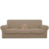Easy-Going 100% Dual Waterproof 4 Pieces Stretch Soft Couch Cover