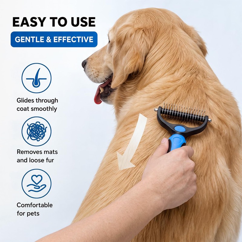 Bnlei Pet Pro Grooming Tool for Dogs & Cats -