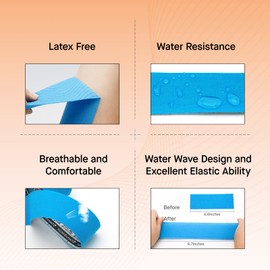 OK TAPE OK TAPE Kinesiology Tape, Regular Original Cotton Elastic Athletic Tape for Support and Recovery, Sports Tape, 2in×16.4ft Uncut Roll - Beige