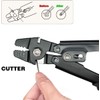 Sanuke Wire Rope Crimp Kit, 328ft 1/16 Inch Wire Rope