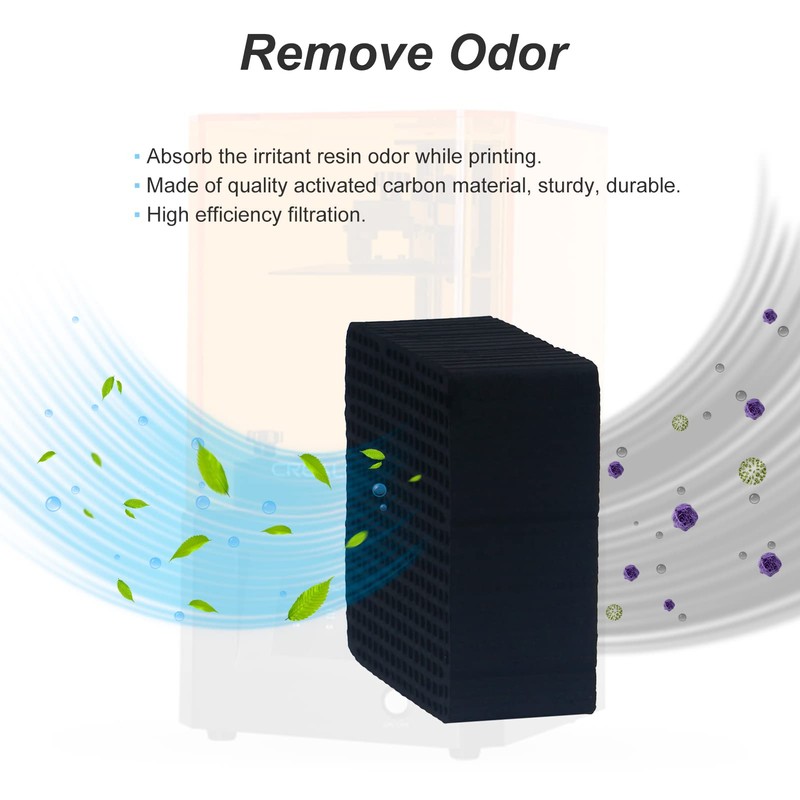 ENOMAKER Replacement Carbon Filters Activated Charcoal Block Parts Resin Air