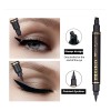 Set De Lápices Delineadores De Ojos Impermeables Doble Punta