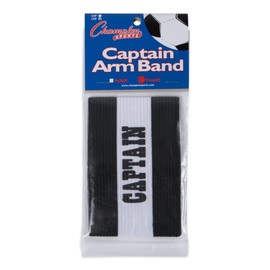 Champion Sports unisex teen Youth Size Captain Armband, Black, Medium US