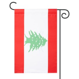Lebanon Flag Lebanese Garden Flags,International World Country Nation Garden Flags, Celebration Parade Flags,Anniversary Celebration,Indoor and Outdoor Flag, Double-Sided.