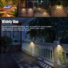 Kinberry Solar Security Lights Outdoor Motion Sensor - Warm/Cool Outdoor