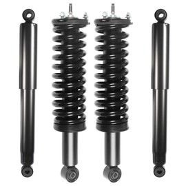 Peforway 4PCS Front & Rear Struts Shock Absorbers Assembly Fits for Toyota Tacoma 4WD 1995-2004, for Tacoma 2WD PreRunner (Exc. Crew Cab) 1998-2004 Replacement 171352L 171352R 181352L 181352R 344428