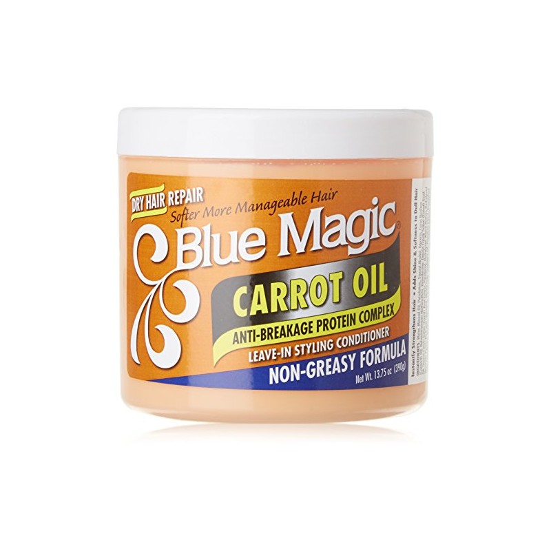 Blue Magic Carrot Oil Leave In Styling Conditioner, 13.75 Ounce