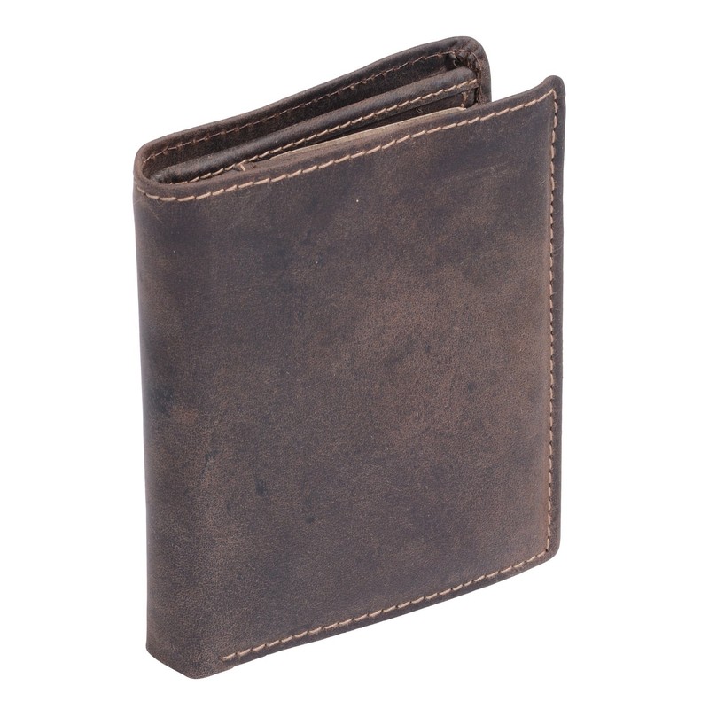 Mens Wallet Mens and Ladies Wallet with flap LEAS, Genuine