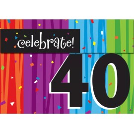 Creative Converting 40th Birthday Party Invitations Invites Party Favor Party Decoration Supply 8ct