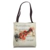 Vintage Violin and Sheet Music | Classical Music Lovers Tote