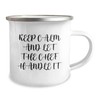 Funny Chef Camping Mug Gifts from Friends to Men or