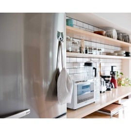 Toyo Case FH-06 Hook Suction Sheet Type, Set of 2, Face Hook, Suction Sheet Hook, Set of 2, French Bulldog