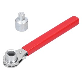 Shkalacar Ratchet Spanner, Battery Terminal Ratchet Wrench with 5/16in 10mm Ratchet Heads, Fits Top Post and Side Terminals, 1/2in Socket for Top Post Terminals