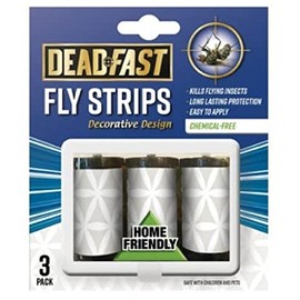 Deadfast 20300609 Decorative Fly Strips - 3 Pack,Blue