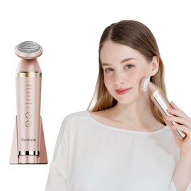 Leadtek Ravilam Face Care + (Supervision of Beauty Experts) Facial Device, RF Facial Device, EMS LED Beauty, Lift Care, Eye Care, 7 Functions, 6 Modes, Multi-Facial Device, 3 Levels, Vibration,