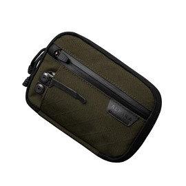 ALPAKA Admin Pouch Pro EDC Pouch Organizer - Small EDC Tool Pocket for Men with YKK Zipper, Weatherproof Tool Sheath for Gears, Electronics, Cables, Travel Accessories, Green-300D