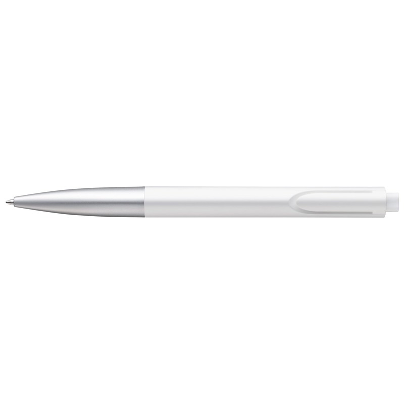 LAMY NOTO 283 Simple Ballpoint Pen Plastic White/Silver with Triangular