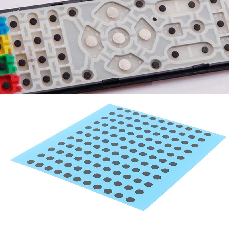eMagTech 1 Sheet 4mm Circular Conductive Button Pads Suitable for