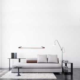 CatastrophiCreations The Lounge Cat Hammock - 34-Inch English Chestnut Bamboo/Natural Canvas