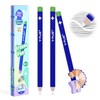 YPLUS Detail Eraser Pencils, Fine Detail Eraser with Sharpener, Perfect