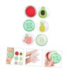 TOVINANNA 6pcs Cooling Eye Patch Fruit Eye Mask Sleep Pad